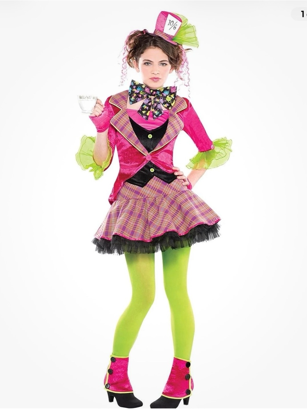 Amscan mad hatter junior costume. Medium. NWT (39)